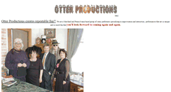 Desktop Screenshot of otterproductions.com